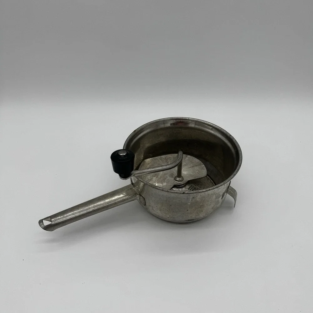 Foley Food Mill Stainless Steel No.‎ 101 USA Made – Hand Crank Strainer 7 in